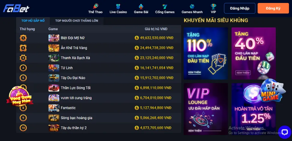 Chương trình VIP độc quyền của tv88 22 vip
